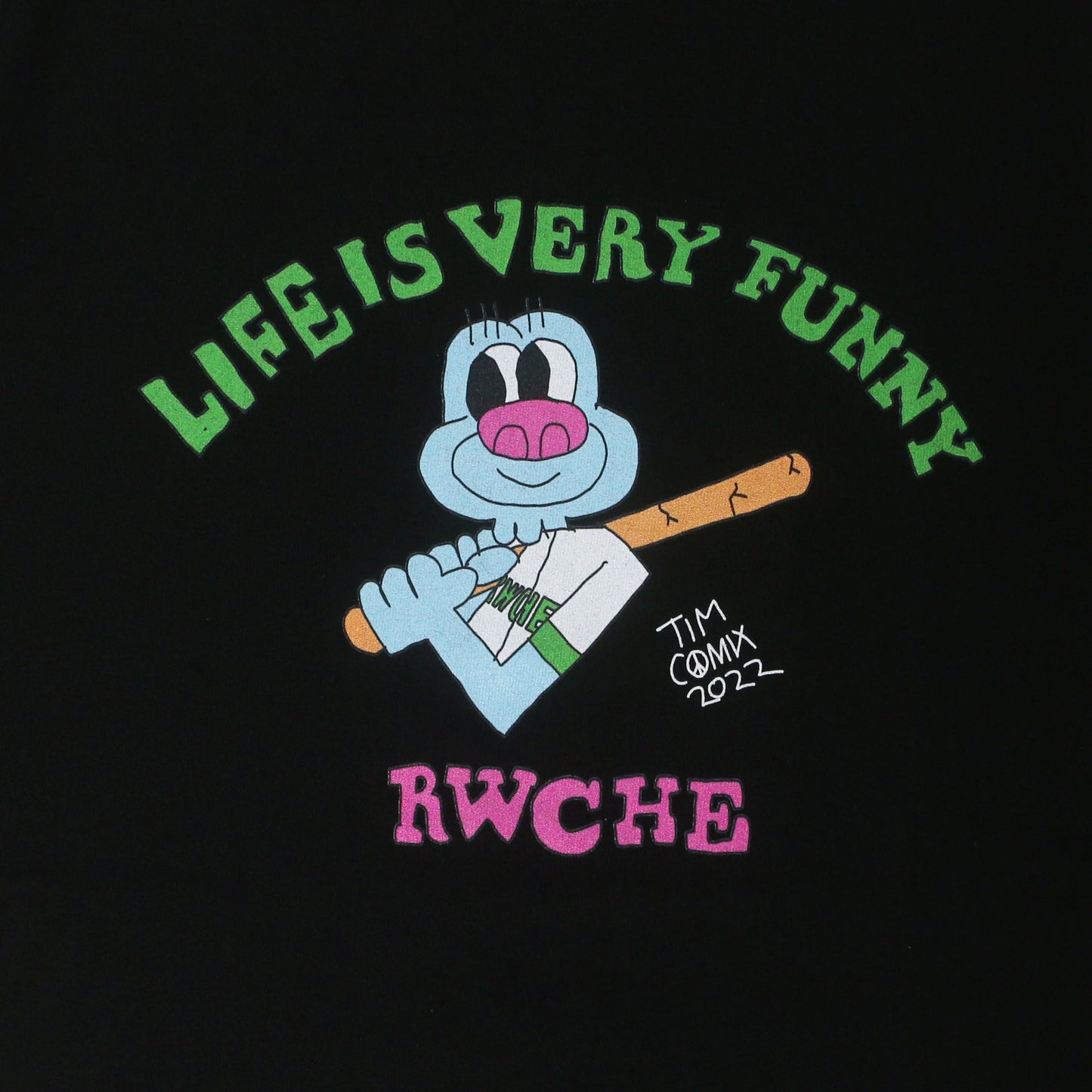 RWCHE TIM DUDE TEE / BLACK
