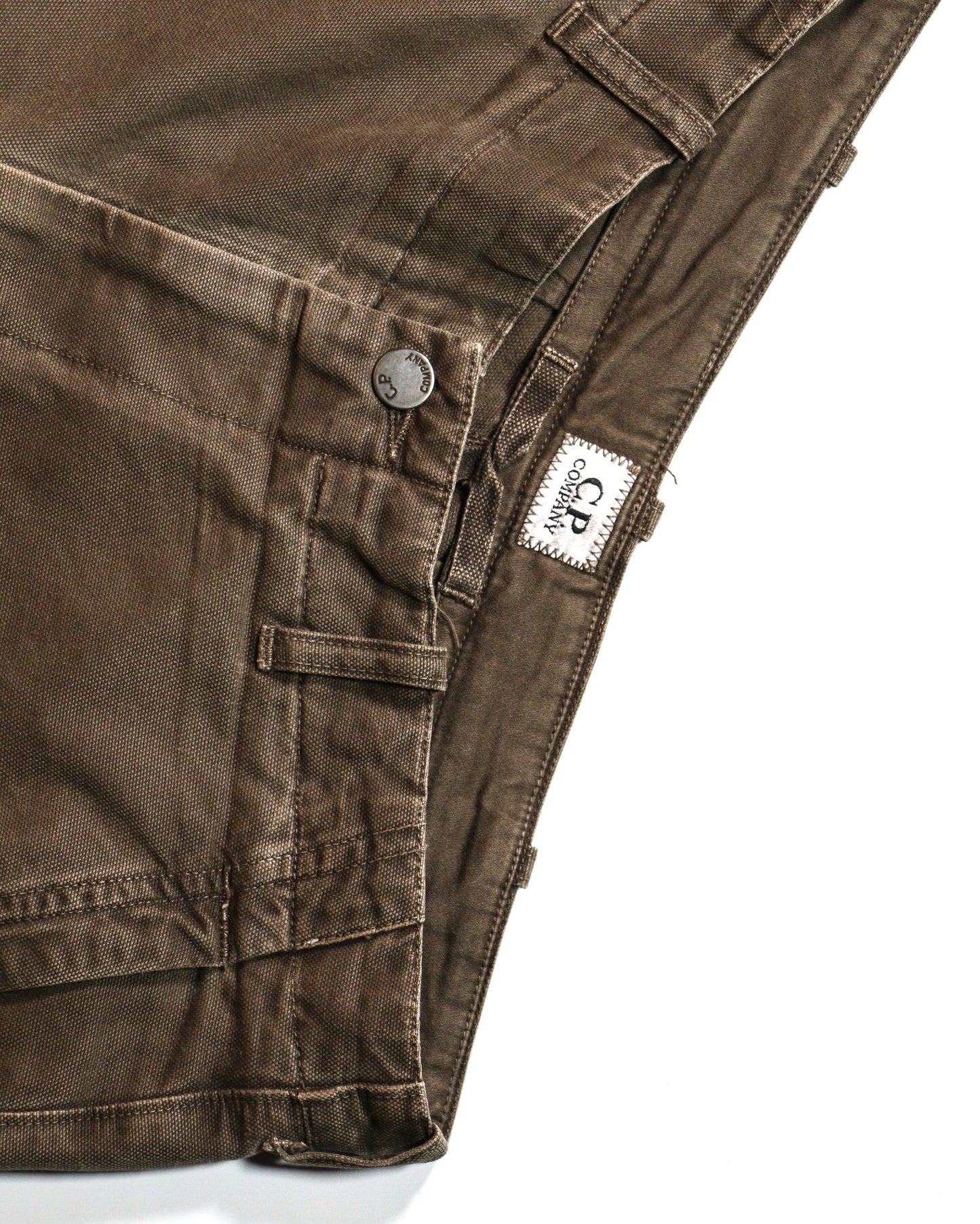 90s C.P COMPANY DOUBLE KNEE WORK PANTS / BROWN