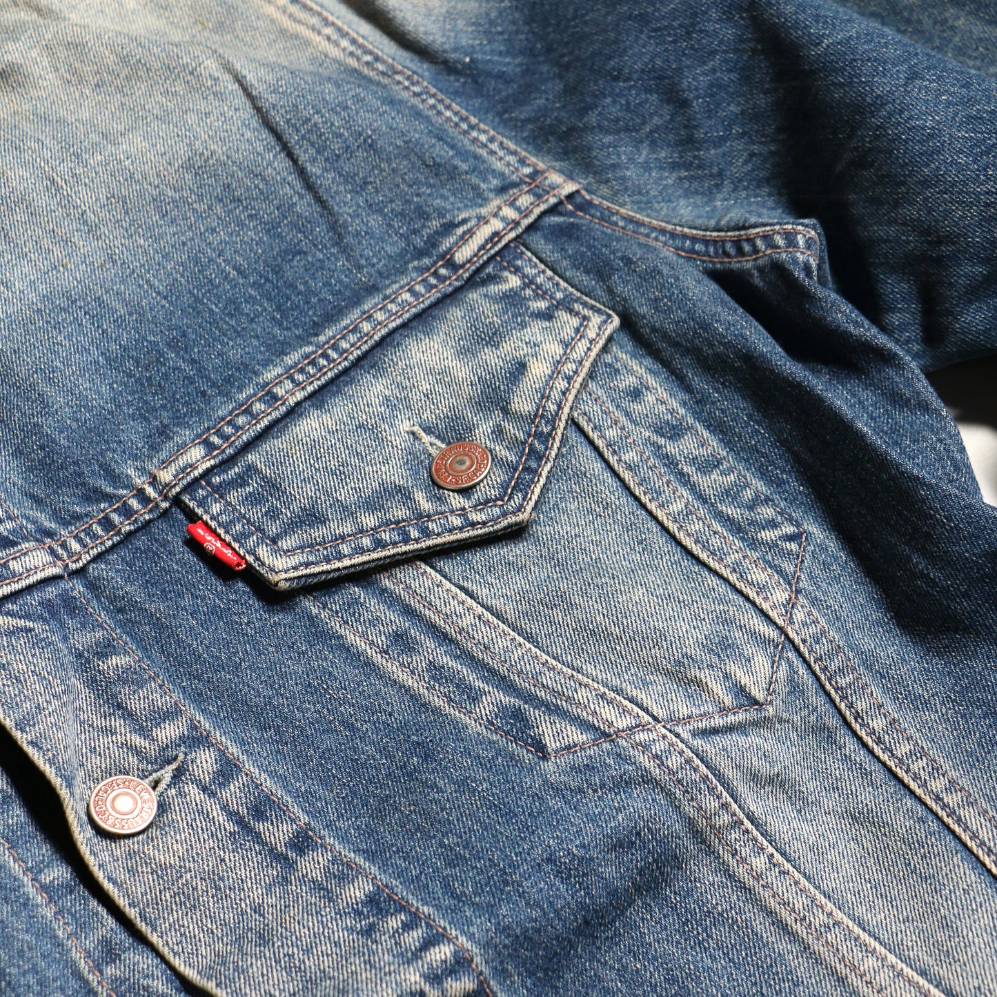 "VINTAGE" 90s EURO LEVI'S DENIM JACKET 70500-04/ INDIGO / 表記L