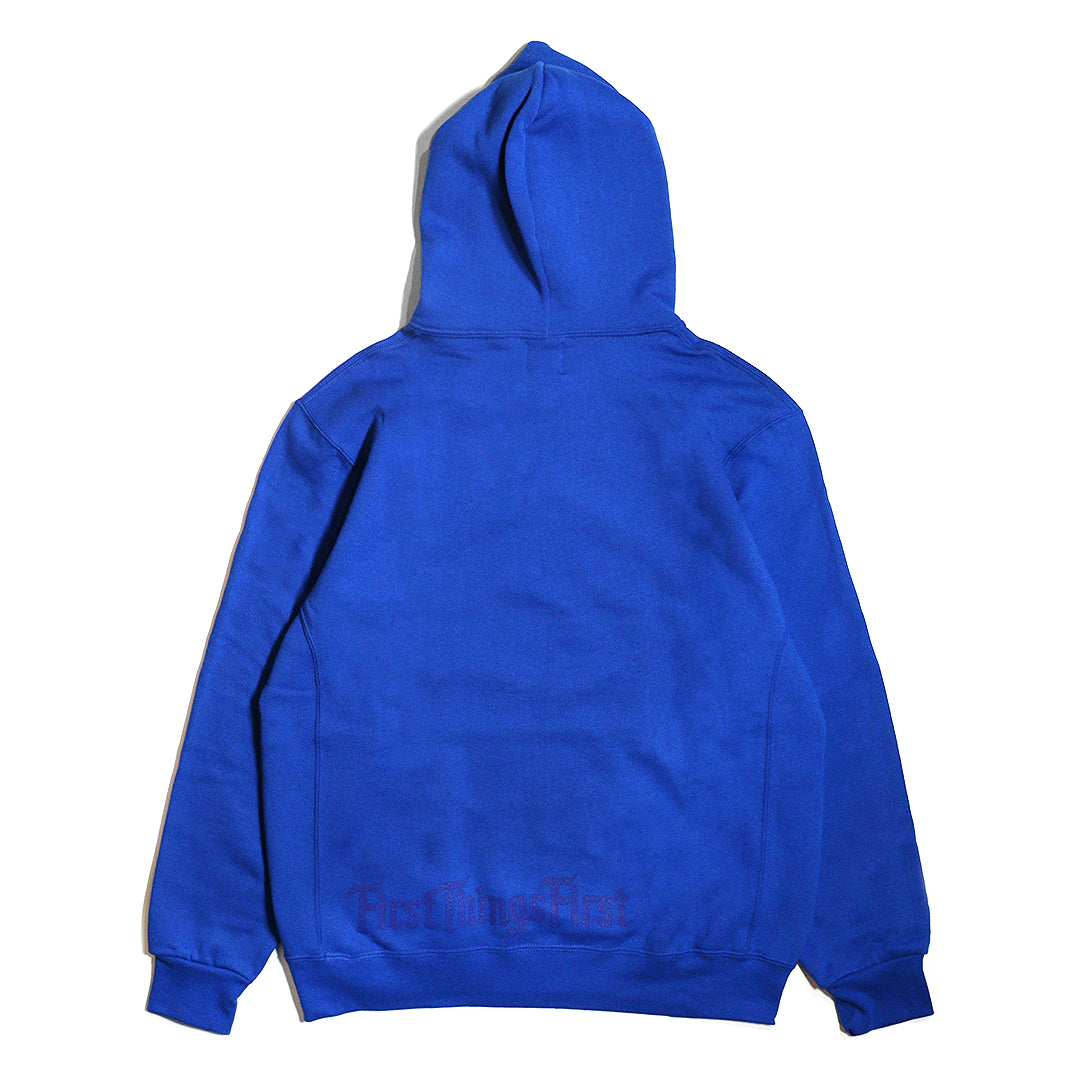 FTF WAPPEN HOODIE / BLUE BROWN