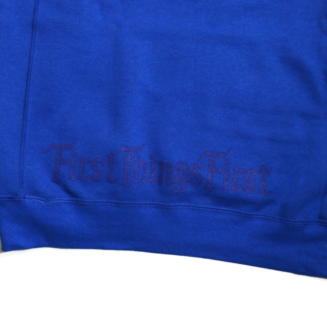FTF WAPPEN HOODIE / BLUE BROWN