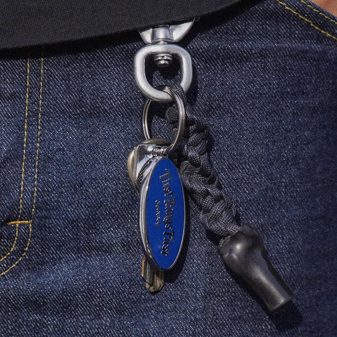First things First Keychain / BLUE NAVY