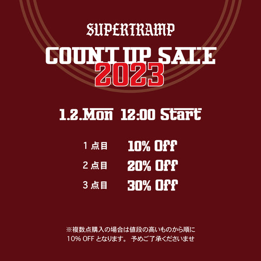 SUPERTRAMP 2023 "COUNT UP SALE"