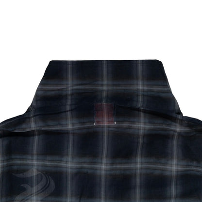 Zip Anorak Shirt / Blue Check