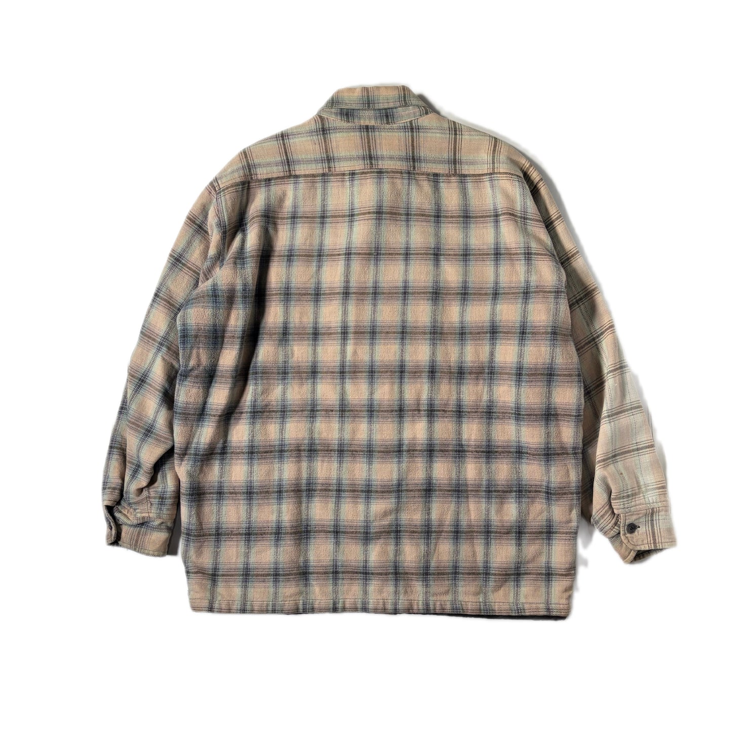 "OLD STUSSY QUILTING SHIRTS / SAX /  表記M