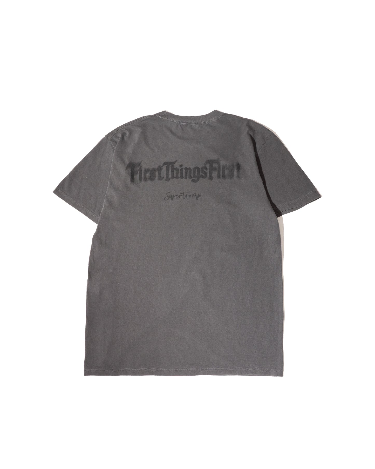 First things First Bule LOGO s/s TEE/ BLACK