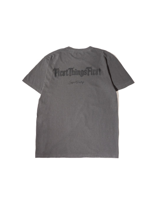 First things First Bule LOGO s/s TEE/ BLACK