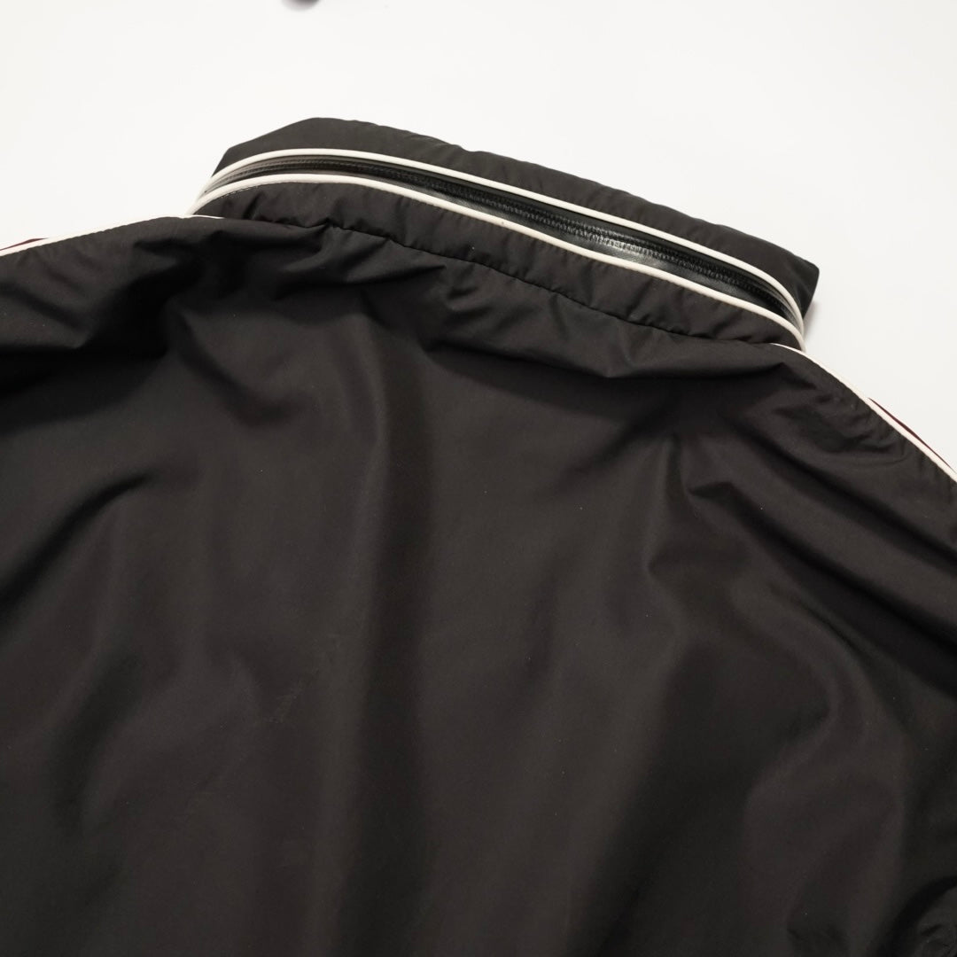 "USED" Prada Sport Nylon Hooded Jacket FW2018 / Black & Burgundy /表記52