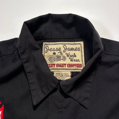 00s "WEST COAST CHOPPERS" S/S SHIRTS BLACK / L