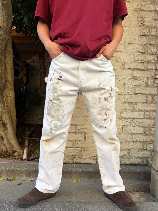 OLD "DICKEIS PAINTER PANTS / WHITE / w36
