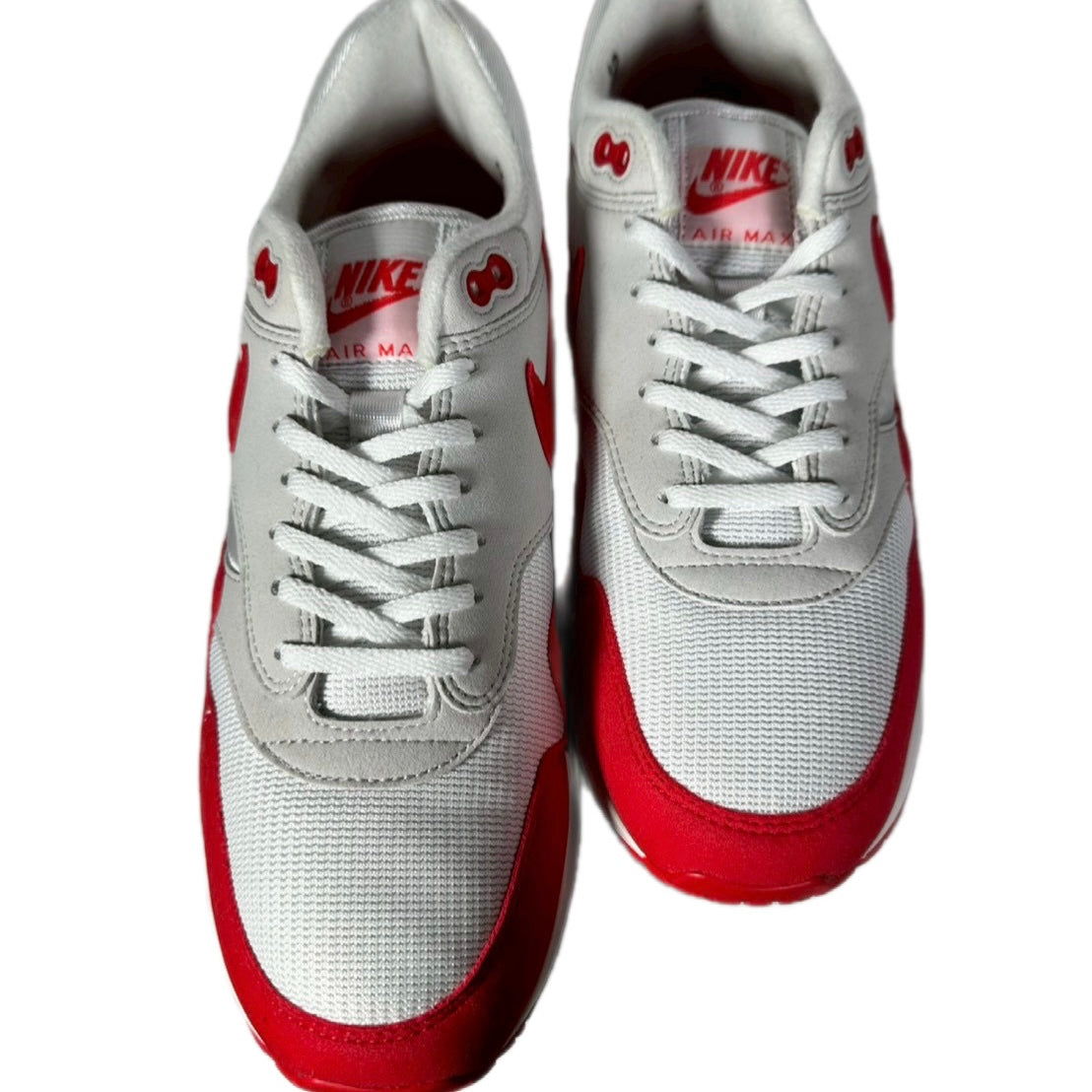 NIKE "AIR MAX 1 86 OG" / WHITE UNIVERSITY RED