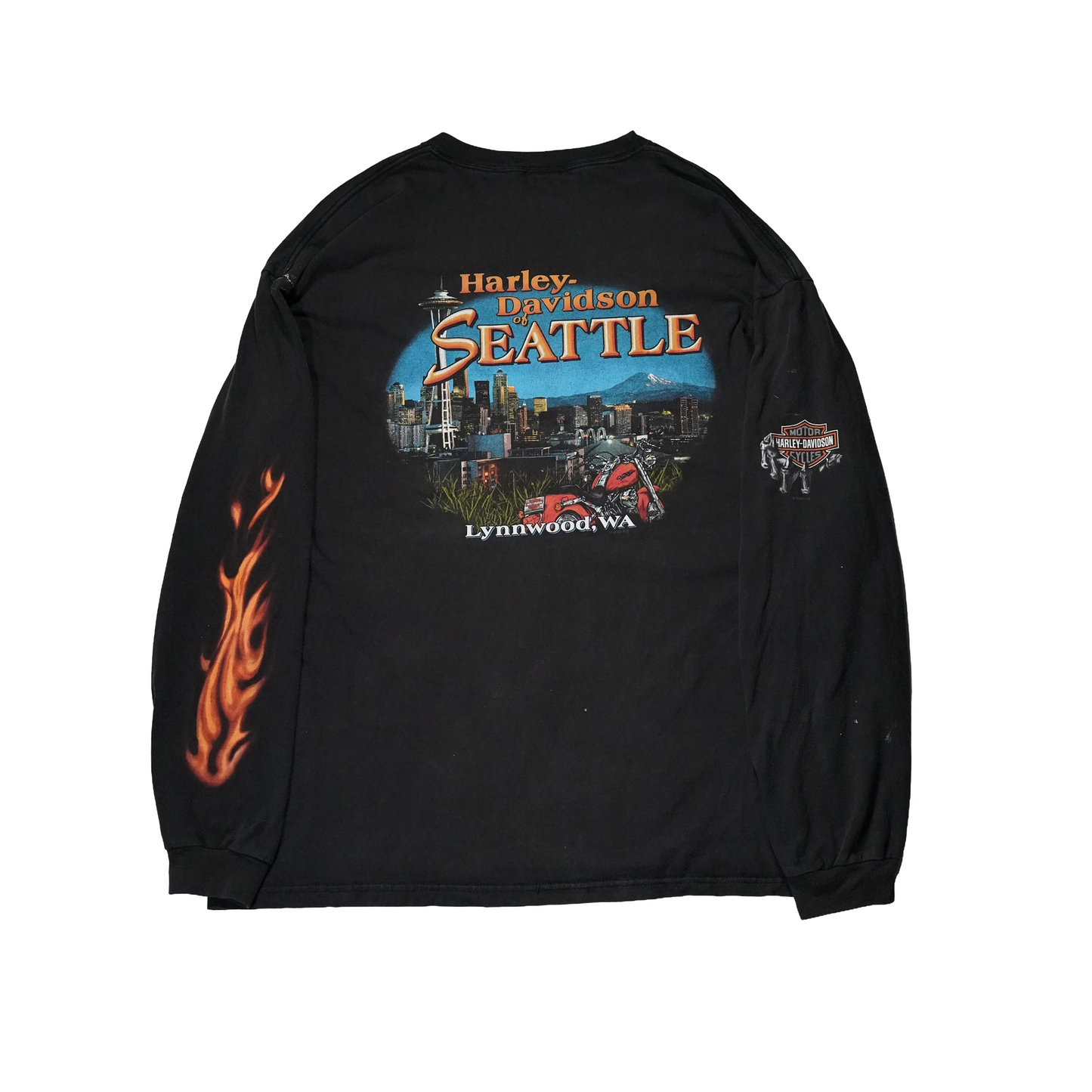 "USED" HARLEY-DAVIDSON L/S TEE / 表記XXL