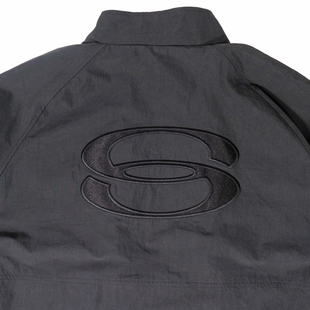 DOUBLE S NYLON JACKET / BLACK