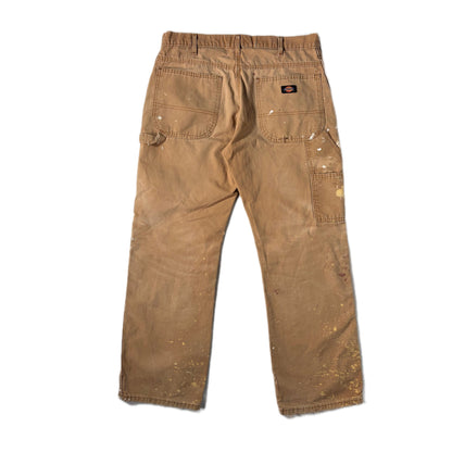 "OLD Dickeies DENIM PANTs/ KAHKI/  表記w33