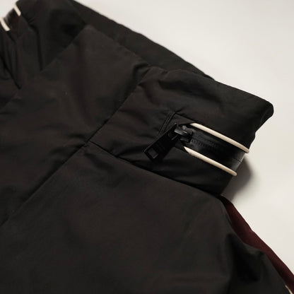 "USED" Prada Sport Nylon Hooded Jacket FW2018 / Black & Burgundy /表記52