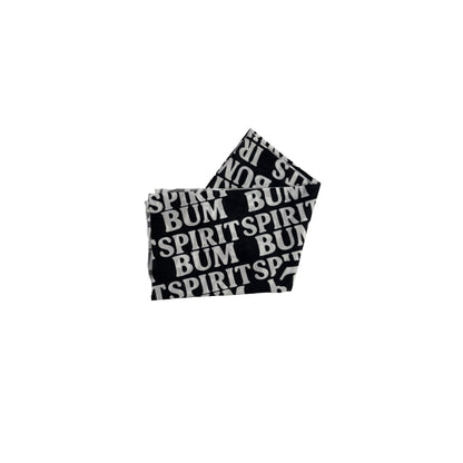 First things First "bum spirit" TENUGUI / BLACK