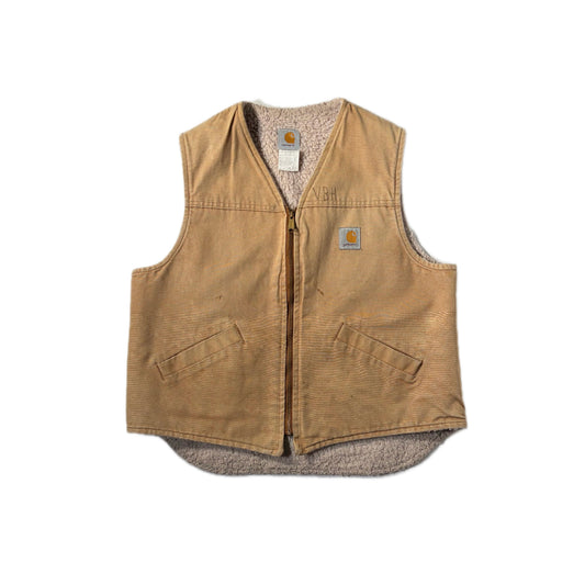 "CARHARRT DUCK VEST/ BEIGE /  表記XL