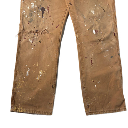 "OLD Dickeies DENIM PANTs/ KAHKI/  表記w33