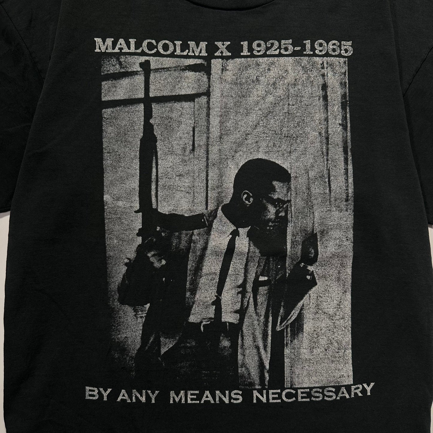 VINTAGE "Malcolm X " S/S TEE / XL