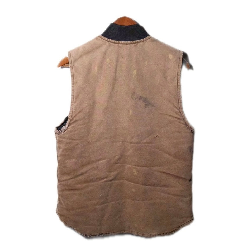 "USED" CARHARRT DUCK VEST HARD CRASH   / 表記S