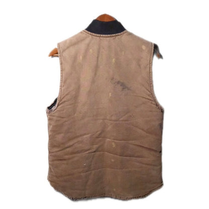 "USED" CARHARRT DUCK VEST HARD CRASH   / 表記S