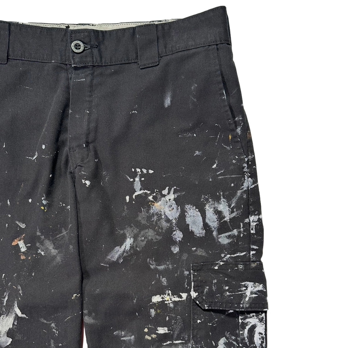 OLD  "DICKEIS CHINO CARGO PANTS / BLACK / 表記W32