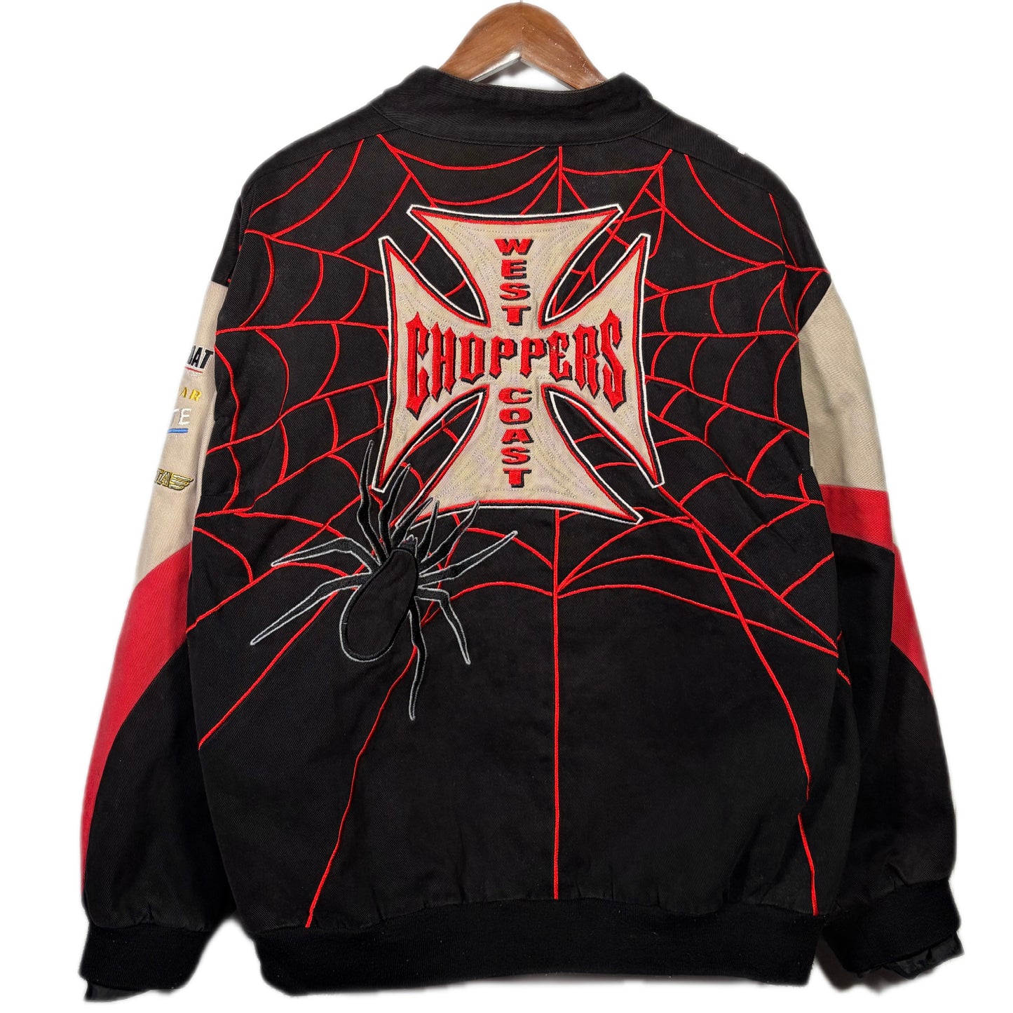 "USED" WEST COAST CHOPPERS SPIDER RACING JACKET / L