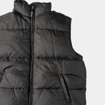 "OLD STUSSY DOWN VEST/ BLACK/  表記XL