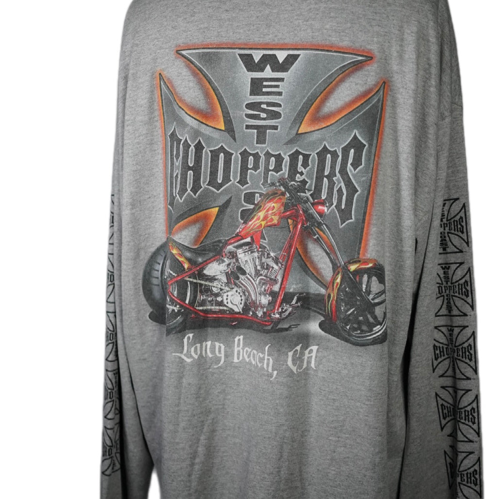 "USED" WEST COAST CHOPPERS  L/S TEE JESSE WHO / XL