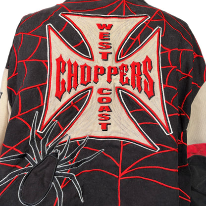 "USED" WEST COAST CHOPPERS SPIDER RACING JACKET / L