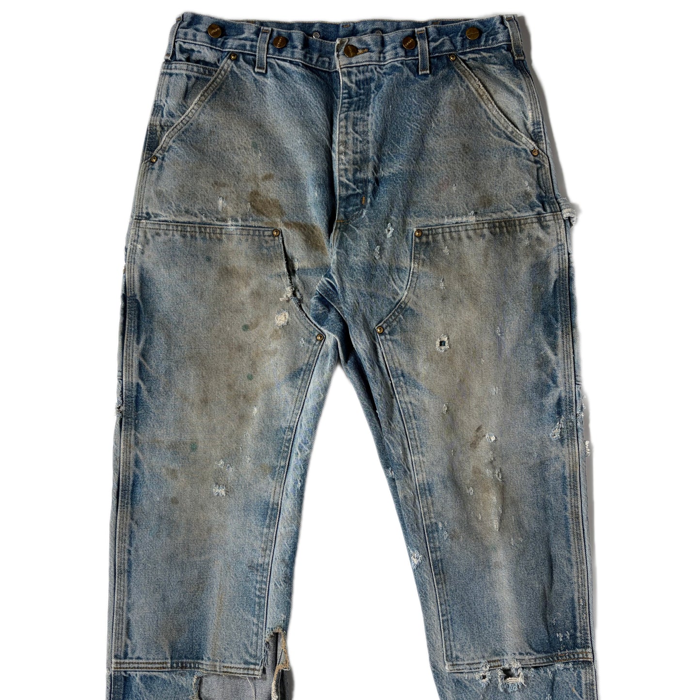 "OLD CARHARTT DOUBLE  KNEE DENIM PANTs/ INDIGO/  表記w36