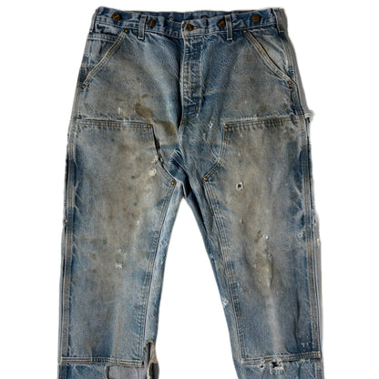 "OLD CARHARTT DOUBLE  KNEE DENIM PANTs/ INDIGO/  表記w36