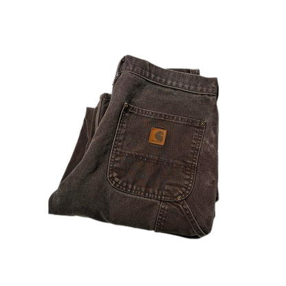 "CARHARTT DOUBLE KNEE PANTS / BROWN/  表記31x30"