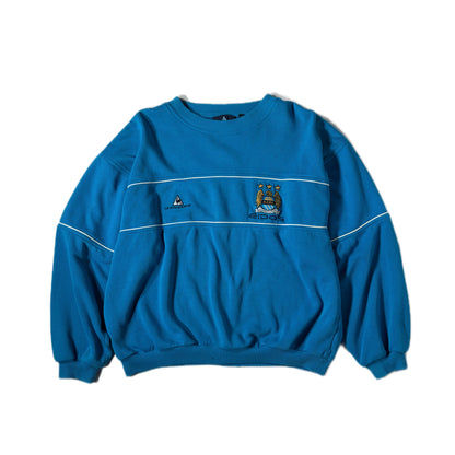 VINTAGE "MANCESTER CITY" CREW/ SWEAT/ 表記L