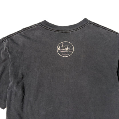 "Vintage Albert Einstein SUN FADE TEE/ BLACK /  表記XL