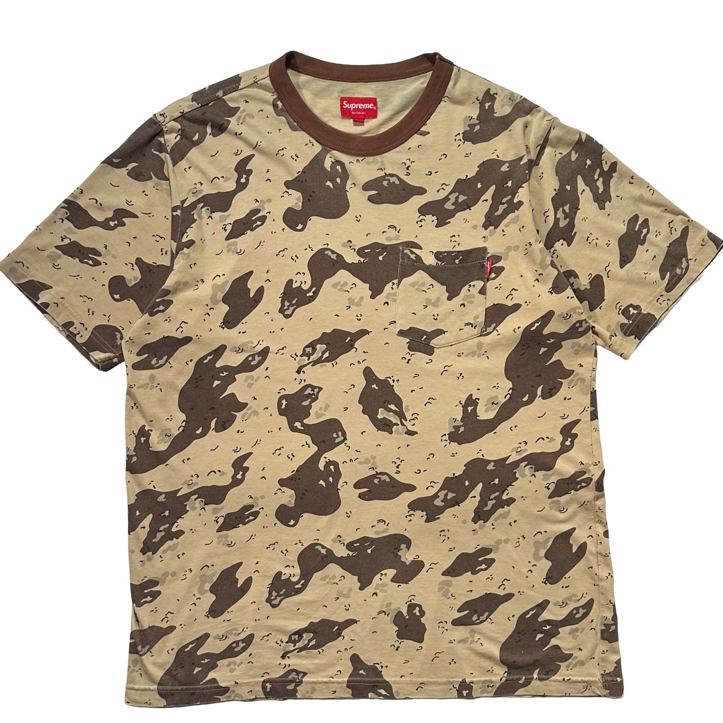 OLD Supreme "Chocolate Chip Camo" Pocket TEE
