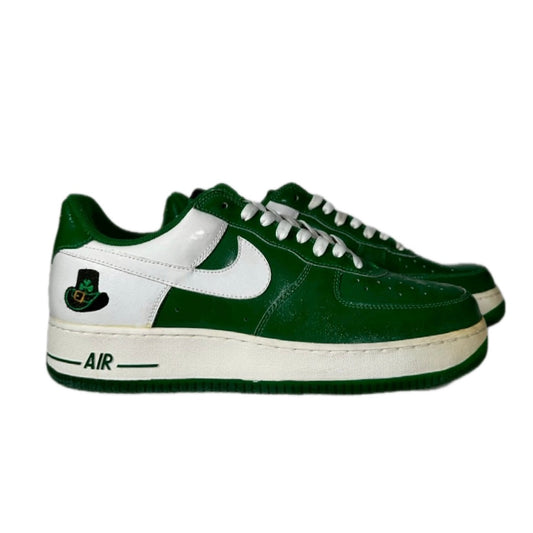 NIKE " AIR FORSE 1 PREMIUM St PATRICKS DAY" / PINE GREEN WHITE-ATOMIC GREEN VERBILL/ BL A-ATOMGR