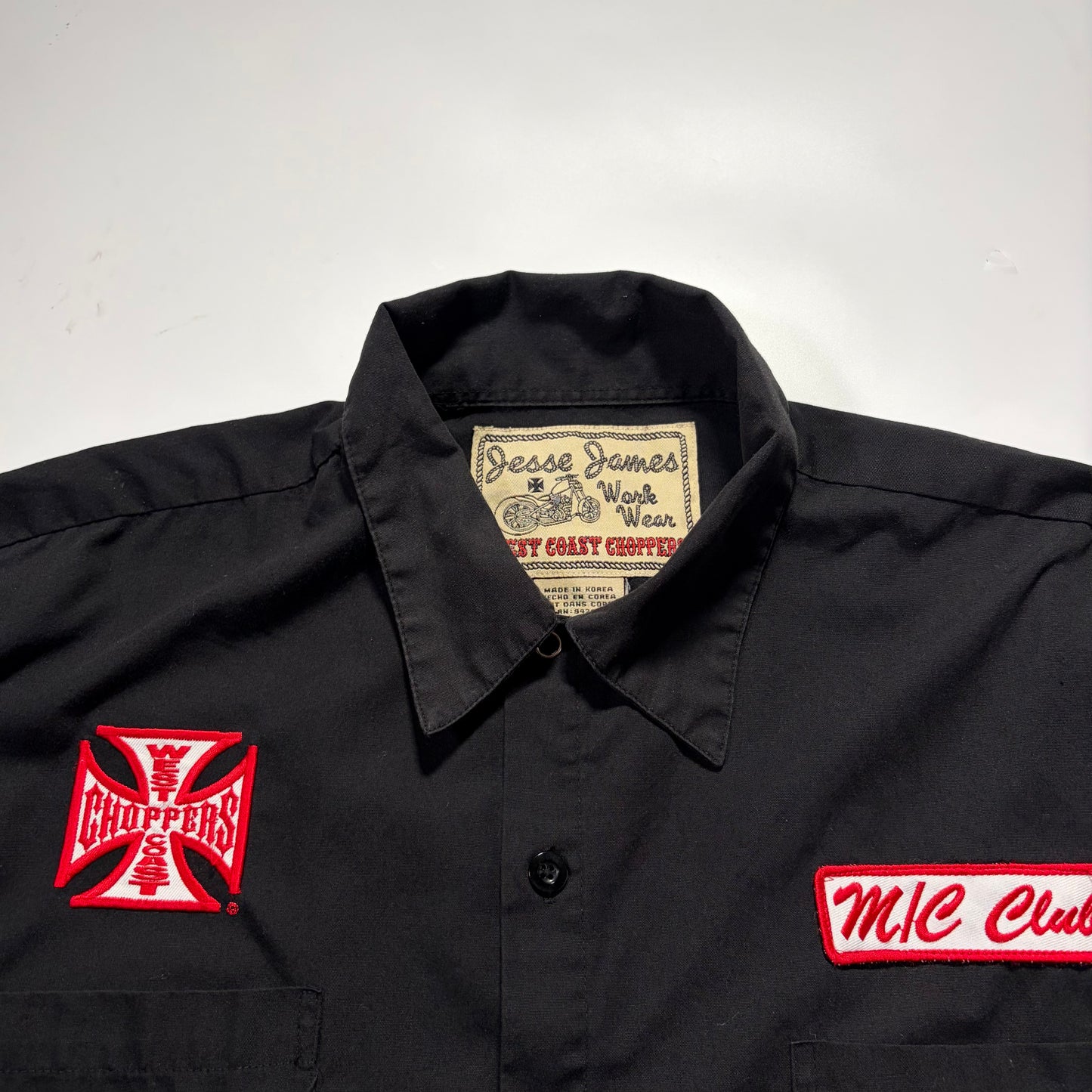 00s "WEST COAST CHOPPERS" S/S SHIRTS BLACK / L