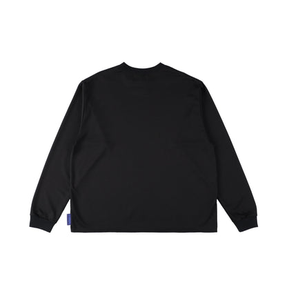 SNAP HENLY L/S TEE / BLACK