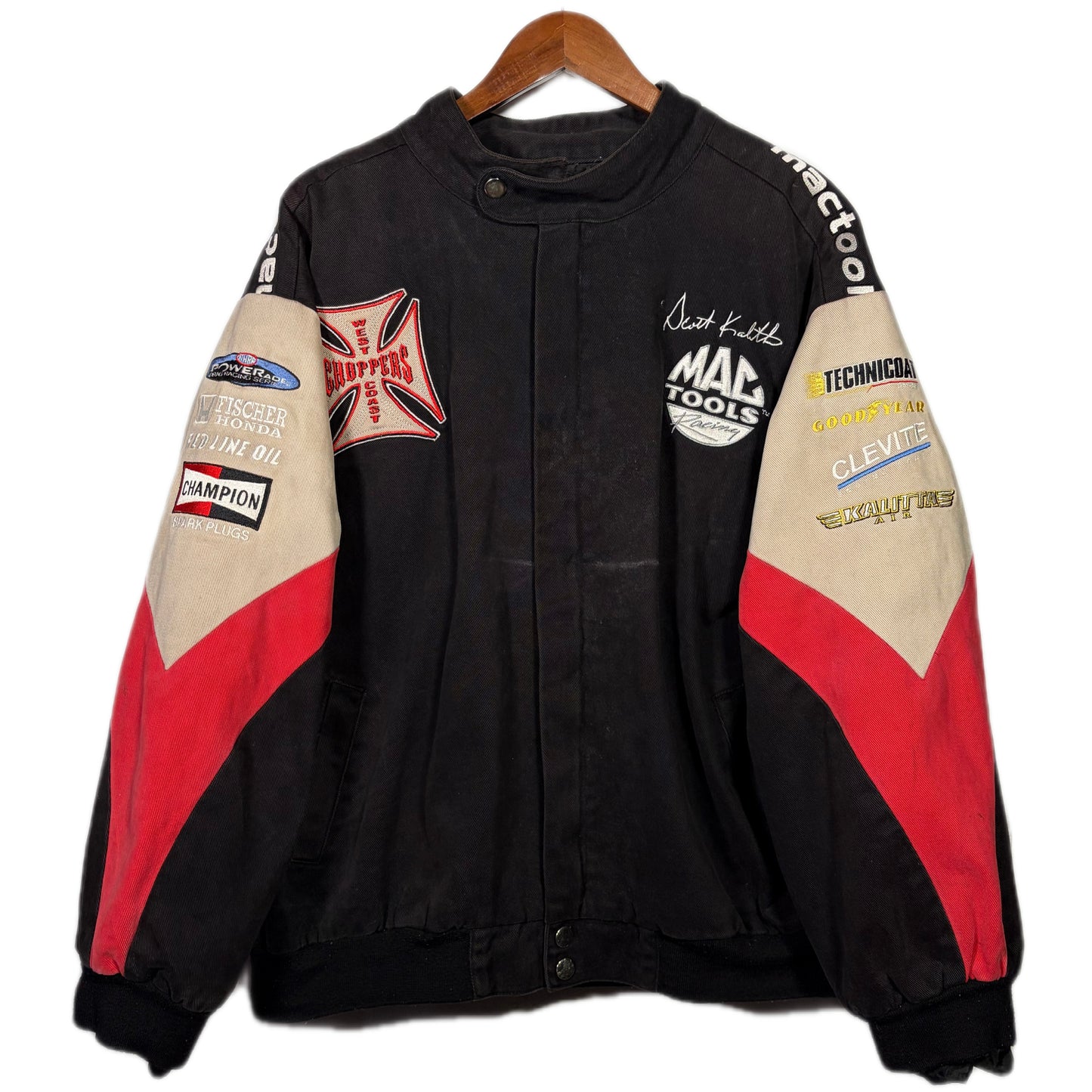 "USED" WEST COAST CHOPPERS SPIDER RACING JACKET / L