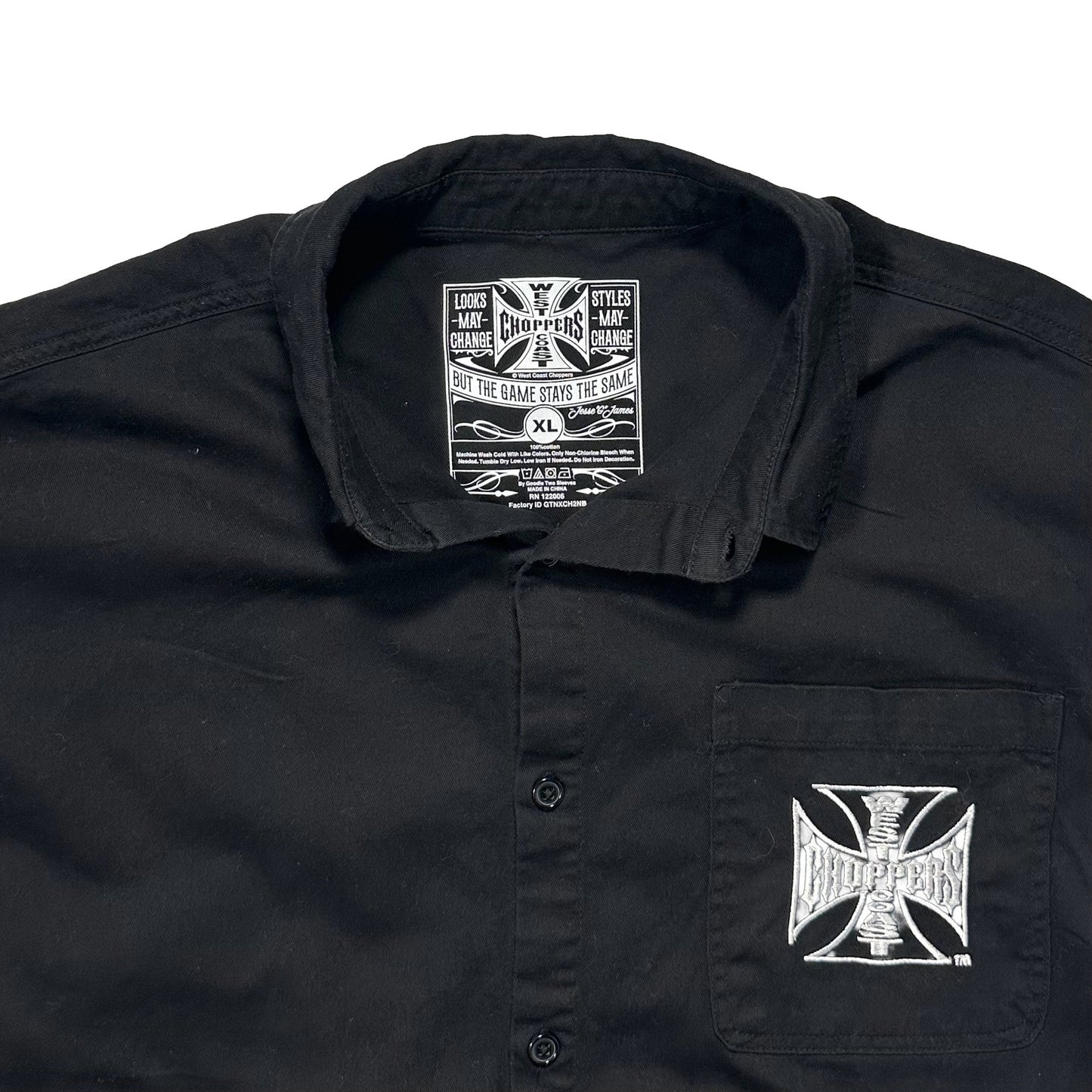 "WEST COAST CHOPPERS" S/S SHIRTS / BLACK