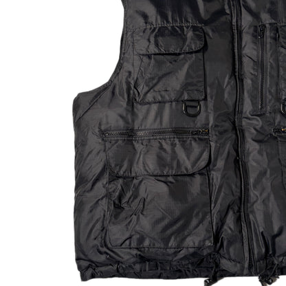 "OLD STUSSY DOWN VEST/ BLACK/  表記XL
