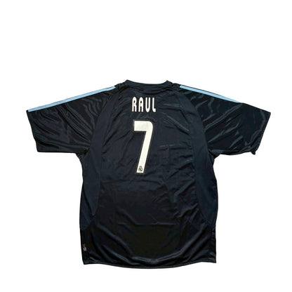 2003-04 Real Madrid "RAUL 7" DEAD STOCK Flasher付き / L