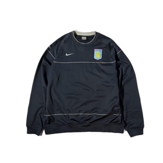 VINTAGE "ASTON VILLA" TRANING WEAR / NAVY/ 表記XXL