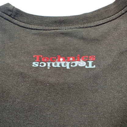 00s"Technics" S/S TEE BROWN / L
