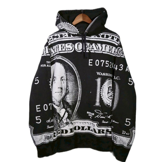 USED "SUPREME 2013am FRANKLIN PULLOVER HOODIE / BLACK / 表記XL"