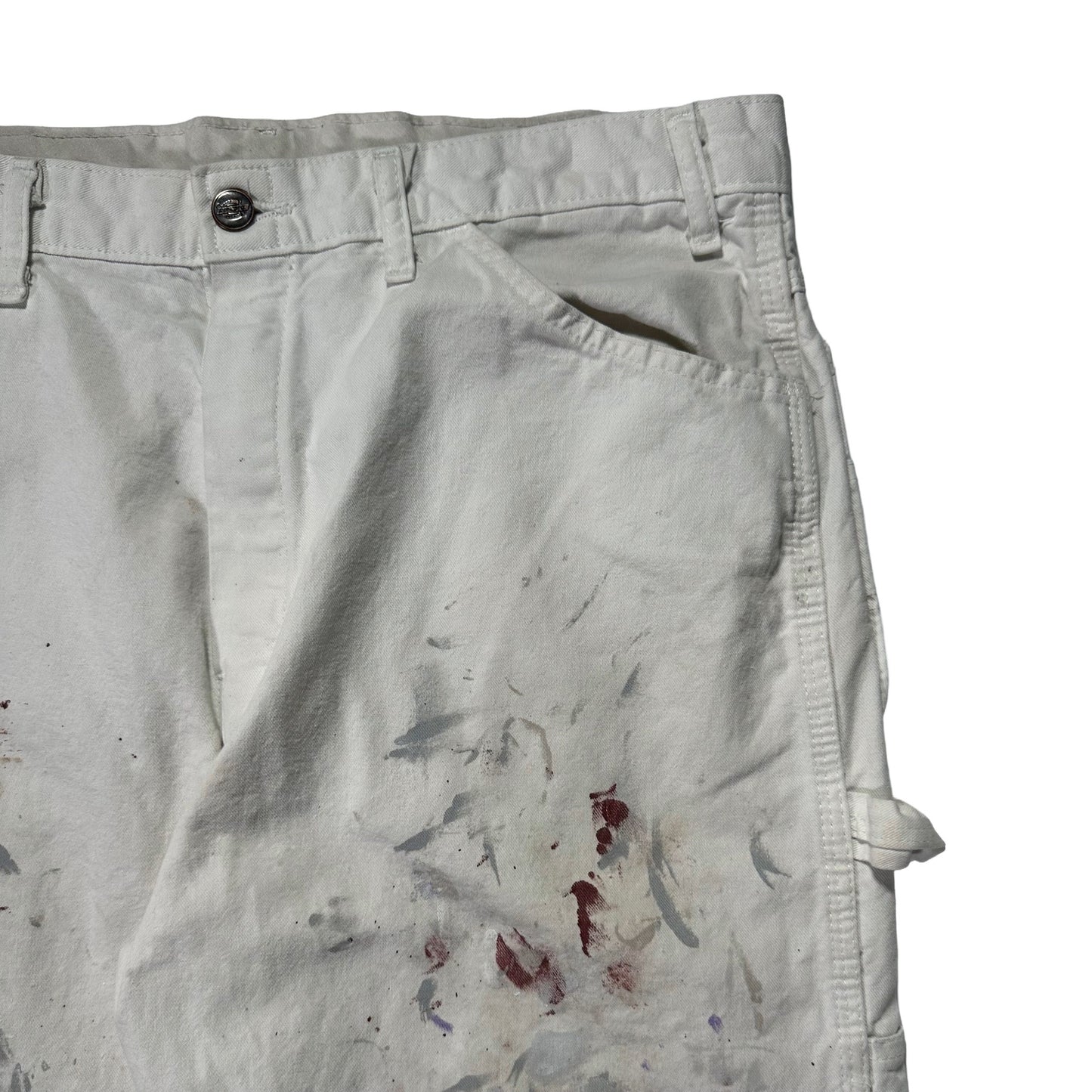 OLD "DICKEIS PAINTER PANTS / WHITE / w36