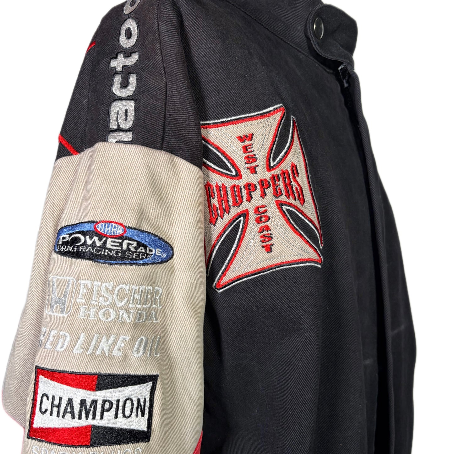"USED" WEST COAST CHOPPERS SPIDER RACING JACKET / L