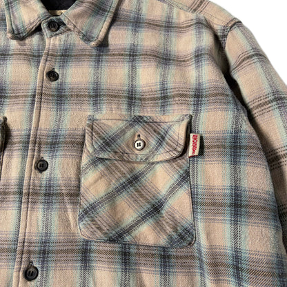 "OLD STUSSY QUILTING SHIRTS / SAX /  表記M