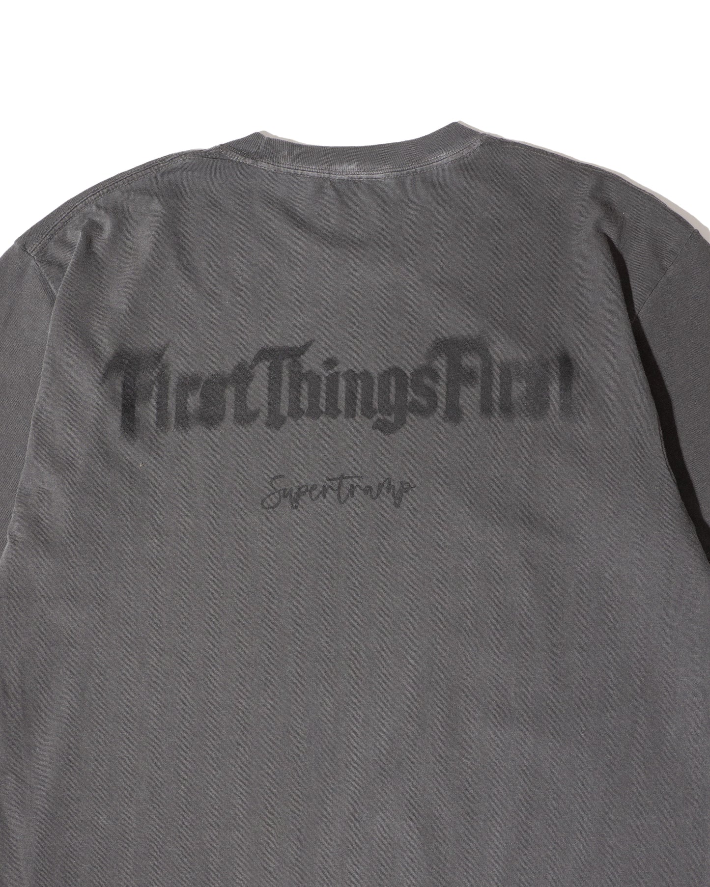 First things First Bule LOGO s/s TEE/ BLACK